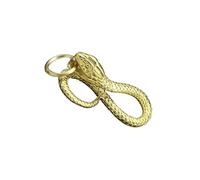 Zambuph Fashionable Handmade Vintage Brass Snake Keychains Pendants Unique Pure Copper Animal Python Jewelry For Everyday And Decor Brass Crafting Key Chains Rings Beads Ornaments