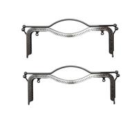 Zambuph Fashionable Purse Bag Kiss Clasp Lock Easy to with Lips Shape Wide Application Lips Shape Vintage Metal Frame for Purse, Gun Black