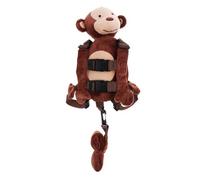 Zambuph Fashionable Toddler Anti-Lost Shoulder Bag with Safety Harness for Added, Monkey