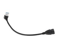 Zambuph Fast USB 0 Cable Black Up Angle Male To Female Extension Meeting Standard Specifications Astounding 10x Capability Of USB 2.0 (480Mbps) There Are High Efficiency And Low