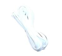 Zambuph Faux Suede Cords Leather Lace Braided DIY Rope Jewelry Finding Making Craft Colorful Supplies Bracelet Necklace, White