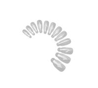 Zambuph Fingernail Tips Including 12 Distinct Sizes Exceptional Clarity Easy Innovative Nail Tool No Toxic Dual Nail System Form ABS Art Mold Fake