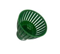 Zambuph Fish Pond Skimmer Basket Fish Pond Filter 2 In 1 Tool Collecting Debris While Maintaining Clear Water Double Layer Filtration System Rakes Nets Drain, Green, 50mm