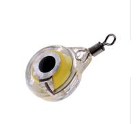 Zambuph Fishing Light Luminous Night Glow In The Dark Mini LED Underwater Lights Colorful Lures Attracting Fish Eye Shape, colorful