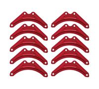 Zambuph Furniture Reinforcement Thickening Ladder Fitting Iron Components Supporting Stability And Strong Structure For Items L Plate Brace Multifunctional Ladders Steel Plate, Red