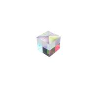 Zambuph Glass Prisms For Science Teaching Physical Lessons Square Cube Prisms Optical Ophthalmics Set Crystal For