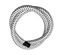 Zambuph Guided Garment Steamer Air Hose Durable Sturdy Heat Resistant Universal Replacement Parts Ensures Effective Steaming For Garment Care Steam Ironing Tool Accessory Steamer, black white, 1.4m