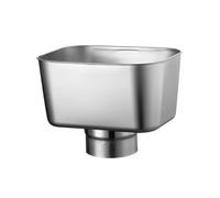 Zambuph Gutter Downspout Adapter Stainless Steel Durable Aids in Efficient Rainwater Management for Outdoor Spaces and Home for Outdoor Drain Pipe Drainage Pipe Accessories