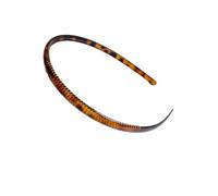 Zambuph Hairbands Resin Anti-slip Headpiece Simple Style Plain Headband Head Decoration Teeth Comb Headwear Hoop for Women, Coffee