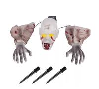 Zambuph Halloween Scary Creeper Glowing Decor - Haunted House Lawn Stakes Gho St Creeper Glowing Halloween Scary Gho St