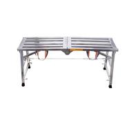 Zambuph Heavy Duty Scaffolding Platform Foldable Adjustable Height Work Platform For DIY Projects Around Home Portable Scaffolding Adjustable Height Drywall Painting Stool With