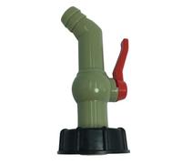 Zambuph IBC Tank Valve Tap Water Adapter 1000L 60mm Internal Coarse Teeth Durable and Long-Lasting, 32mm