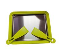 Zambuph Ice Cream Roller Pan Durable 304 Stainless Steel Yogurt Maker Homemade Ice Cream Anytime Just Place Yogurt Or Milk Mixture On Tray And Wait Few Seconds Until All