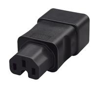 Zambuph IEC320 C20 To C15 Power Conversion Plug Adapter With 10A 16A Ratings Stable Power Transmission Needs Pin Male IEC 320 C20 Adapter Connector Low Resistance Good Conductivity Conversion Plug