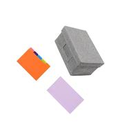 Zambuph Index Card Dividers Box Foldable Organizer Highly Efficient Storage System for Keeping All Important Cards Organized Office Supplies Storage Box Case with Lid