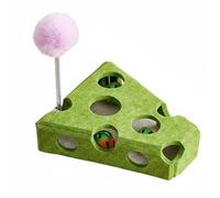 Zambuph Indoor Cats Enrichment Puzzle Toy Maze Box With 3 Balls Durable And Safe Equipped With Three Bells To Relieve Boredom Felt Puzzle Box Cat Exercise Toy With Ball, type+5