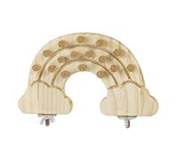 Zambuph Interactive Bird Perch Stand With Multifunctional Parrot Chewing Toy For Active Mental Health Parrot Chewing Stopper Toy. Will Effectively Train Intelligence Of Pet Birds. Innovative Idea Is