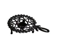 Zambuph Inviting Teapot Warmer Cast Iron Tealight Stand Elegant Practical Accessory for Outdoor Settings Teapot Warmer Cast Iron Tealight Stand Yard Patio, Style A