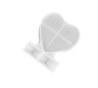 Zambuph Jewelry Making Mold Table Heart Rectangle Casting Die Handicraft Silicone Mould Wedding Birthday Using Supplies, Heart/Phone Frame/L