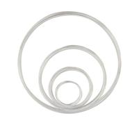 Zambuph Jewelry Making Wire Memory Wire For Bracelet Necklace And Earrings With Premium Stainless Steel Beading Craft Supplies Steel Beading Earrings DIY Crafts Bangle, Silver, 0.6mm