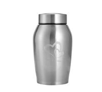 Zambuph Keepsake Case Memory Loose Cremation Urn Pet Urns For Dogs Ashes Durable Stainless Steel Casket 8.5cmx18.5cm/3.35inch X 7.28inch Pet Urns For Dogs, Silver, 8.5x18.5cm