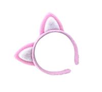 Zambuph Kids Cat Ears Headband - Super Cute Hair Clip Simple And Easy Matching Cloth Simple Hair Accessories Childrens Band, Pink+White