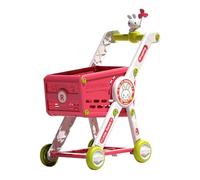 Zambuph Kids Grocery Cart Toy Providing Enjoyable Role Play Experience While Teaching Kids How To Shop In Fun Way Wheels Cover Pretend Baby Kitchen Food Play