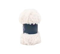 Zambuph Knit Yarn Fur Ball Sewing Supplies DIY Prop Colorful Wool Cashmere Sew Tool Crochet Baby Clothes Clothing Skin Close, White