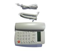 Zambuph Landline Phone With Speakerphone And Music On Hold Function ABS Telephones Landline With Answer Phone Telephone, white