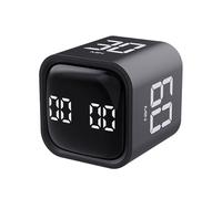Zambuph Manual Time Management Tool Productivity And Self-Discipline Wider Range Of Usage Scenarios Count Down Reminder Timer, Black