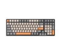 Zambuph Mechanical Keyboard 98 Allocation Offers Compact Size RGB Plug And Play Performance For Dedicated Gamers Russian Mechanical Gaming Keyboard Portable USB Wired 100 Keys Type C Interface Backlit