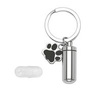 Zambuph Memorials Pet Urns Best Friend Reminded Box Graceful Urn For Storing Pet Ashes Creating Lasting Remembrance Ash Urns Cremation Remembrance Container, keychain, 2.8x1.1cm