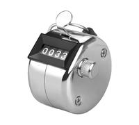 Zambuph Mini Handheld 4 Digit Counters School Basketball Match Soccer Exercise Manual Reset Press Number Counting Device, 1 Piece