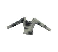 Zambuph Miniature Long Sleeve Knit Top 1 6 Scale Doll Outfit Accessory Fashionable Option For Collectible Figures 1/6 Female Miniature Long Sleeve Outfit Accessory