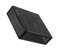 Zambuph Modern Computer Case Box Desktops With Mini ITX Chassis For Gaming And Home Theater Applications Made Of PP And Home Theater Metal Full Aluminum Power, M05, 19x20.5x6cm