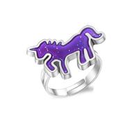 Zambuph Mood Rings Changeable Color Adjustable Temperature Emotion Feeling Fashion Cute Animal Jewelry Bag Fillers Gift