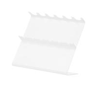 Zambuph Multifunctional Pipette Rack Sturdy Easy Assembly Lab Supplies Organizing Diverse Scientific Equipment Scientific Instrument Organizer Equipment Storage, white, 6 Holes