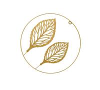 Zambuph Nature-Inspired Living Space with Wall Hanging Art Decor Wide Application Iron Background Wall Art Decor, Type 1, 28.5cm