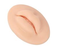 Zambuph Nude Open Mouth Lips 3D Practice Skin Permanent Soft Eyelash Training Face Coloring Makeup Microblading Beginner Artists