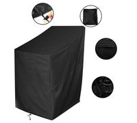 Zambuph Oxford Cloth Chair Cover Portable Waterproof Washable Stylish Breathable Outside Patio Covers with Storage Bag, Type 2
