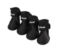 Zambuph Paw Protectors For Dogs Dog Shoes Boots Designed For Winter Snowy Days Active Small Medium Pets These Shoes Are Wear Resistant And Can Bear Or Endure, Black, M