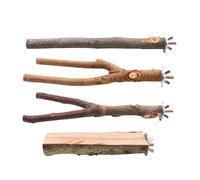 Zambuph Pet Bird Perch Bird Stand Stick Rack Holder Fits In Birdcages For Cockatiels Lovebirds And Parakeets Perch Is Designed For Little Friends To Stand