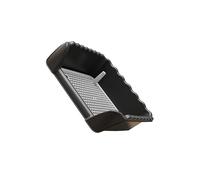 Zambuph Pet Kitten Potty Pan Litter Box Cleaner Easy To Clean Dog Mesh Pee Pad Holder With Removable Post Keeps Paws Dry Bedpan Pet Litter Pan Anti Splashing Small Animal, Black, 51x45x15cm