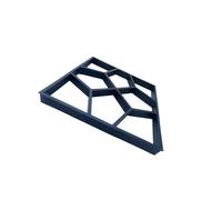 Zambuph Plastic Garden Lawn Paving Mould Durable Concrete Walk Maker Mould Path Cement, Type 8