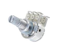 Zambuph Potentiometer Knurled Guitar Parts Bass Tool Essential Component For Musicians Looking For Robust Volume Control Solutions Double Blend Balance Potentiometer Electric Guitar, MN25K, 29.4mm