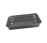Zambuph Potty Toilet Pet Pan Rabbit Litter Toilet With Grid Delivers Sturdy Easy Cleaning Promoting Caring Pet Ownership Bunny Litter Small For Cage Corner Mount