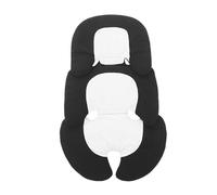 Zambuph Pram Cushion High Chair Soft Padding Provides Maximum Comfort for Babies During Daily Adventures Helping Parents Universal Breathable Infant Stroller Soft Padding, Black White, 38x58cm