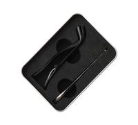 Zambuph Precision Cutting Curved Large Opening Nail Forclipper Set and Low-Pressure Rod is Designed to Be Labor-Saving, Charcoal Black Set