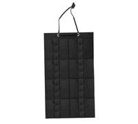 Zambuph Premium Felt Cloth Belts Organizer Holder Displays Martial Arts Belts With Sturdy Support Structure Very Stable Martial Arts Organizer Karate Belt Display, Black, 62.5x34.5cm