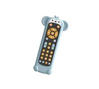 Zambuph Pretend Playset Remote for Kids Teething Chew Toys with Engaging Lights Sounds Promoting Learning and Fun Kid Electric Controller Learning Machine Toy Gift, White Monkey Case, 17x5x2cm